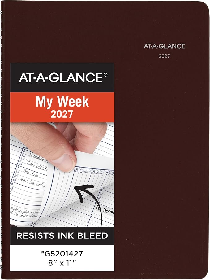 AT-A-GLANCE 2027 Appointment Book Planner, Quarter-Hourly by AT-A-GLANCE