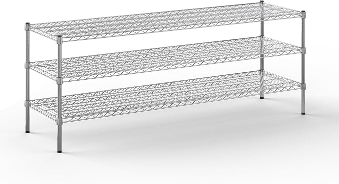 Regal Altair 21" Deep x 72" Wide x 27" Height Wire Shelving Kit | 3-Tier | NSF by Regal+Altair