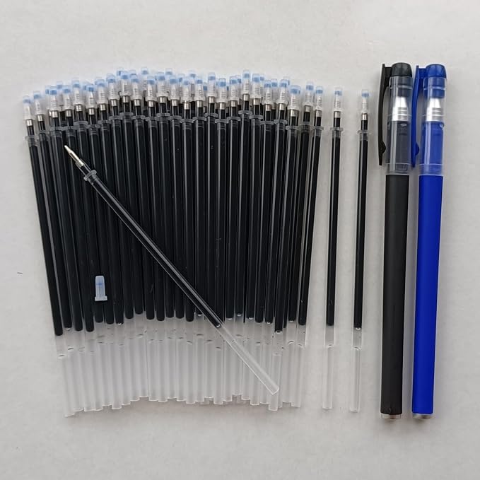 Gel Ink Pens Refills Black, 50 Pack Gel Refills - Image 2