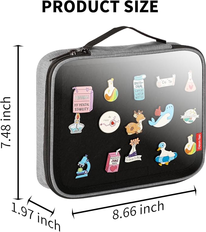 Oeun fan Enamel Pin Display Book, Small Collections Or Travel Pin Trading Book - Image 5