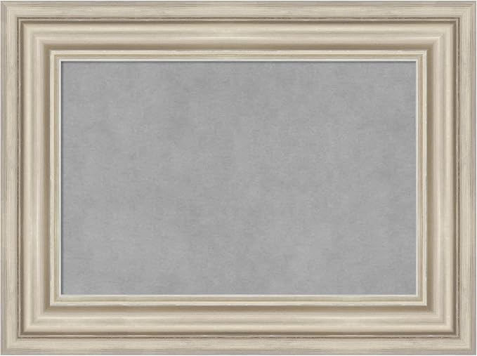Amanti Art Silver Framed Magnetic Board 18x24 Small Vision Board by AmantiArt