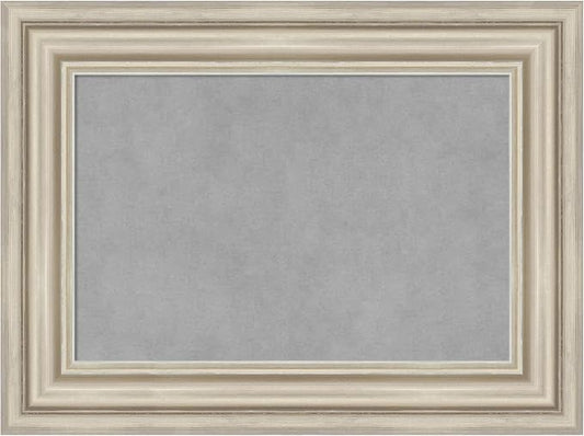 Amanti Art Silver Framed Magnetic Board 18x24 Small Vision Board by AmantiArt