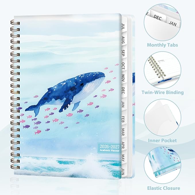 Planner 2026-2027, Weekly and Monthly Academic Year Calendar Planner, July 2026 - Image 4