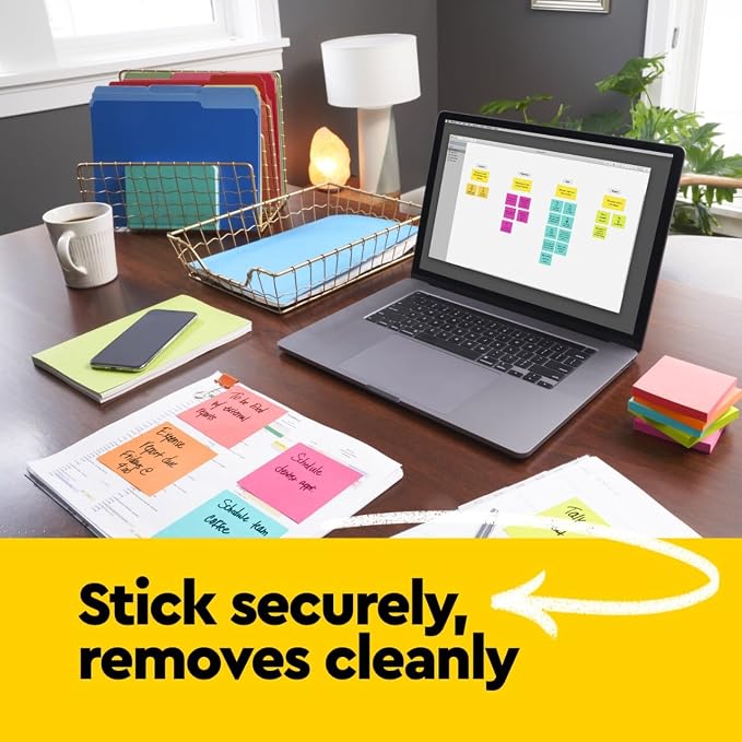 Post-it Mini Notes, 1 3/8 in. x 1 7/8 in., 24 Sticky Notes Pads, 100 Sheets per - Image 5