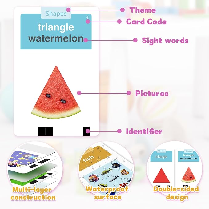 HOMESTEC Toddler Talking Flash Cards - Image 6