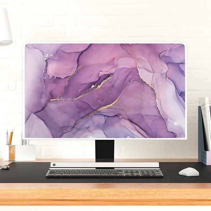 Baocicco Fashion Violet Marble Waterproof 26, 28 Inch Anti-Static Dustproof - Image 4
