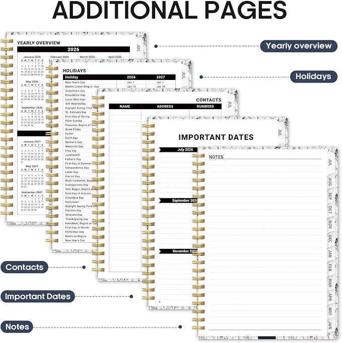 Planner 2026-2027, Academic Year Weekly and Monthly Calender Planner, from Jul - Image 5
