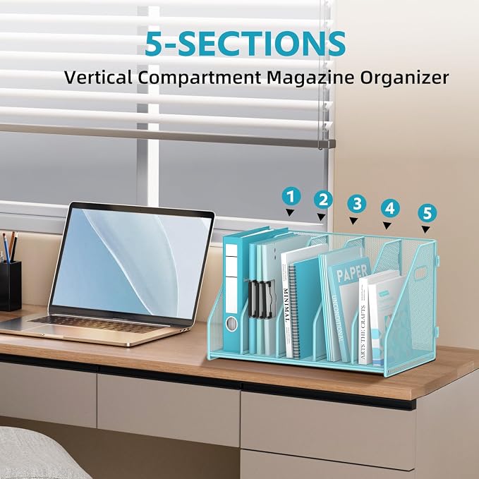 SUPEASY Binder Organizer, Magazine File Holder - Image 6