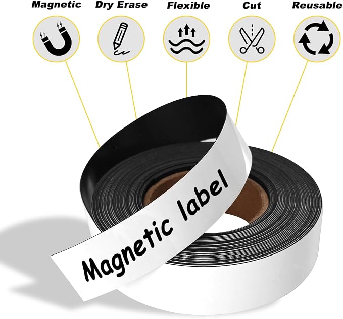 Magnetic Labels 1 Inch x 30 Ft Roll - Image 4