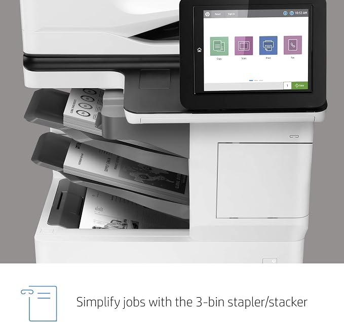 HP LaserJet Enterprise MFP M634z Monochrome All-in-One Printer - Image 11