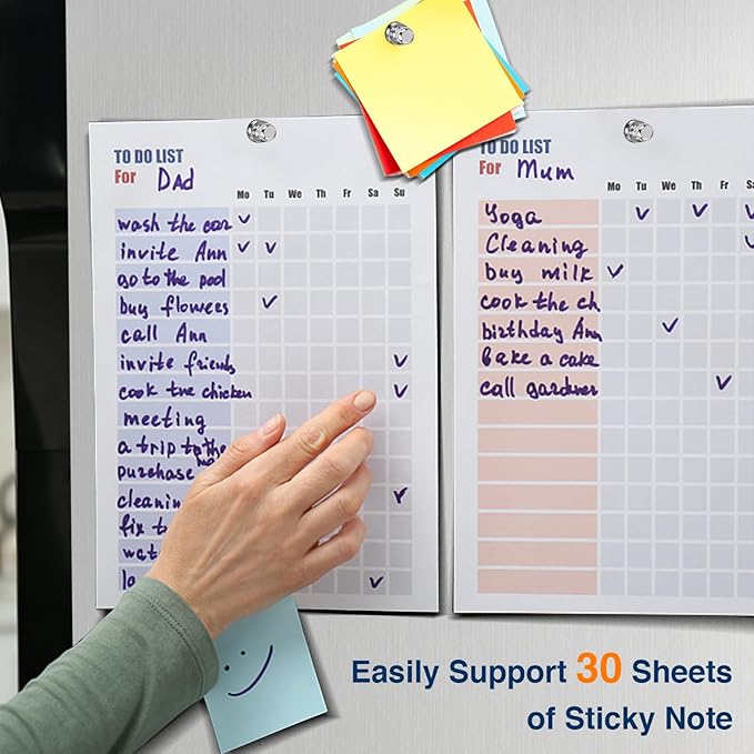 MIKEDE Whiteboard Magnets, Small Neodymium Refrigerator Magnets Office - Image 5