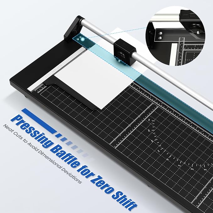 Manual Heavy Duty 36 Inch Rolling Cutter, Precision Rotary Paper Trimmer - Image 6