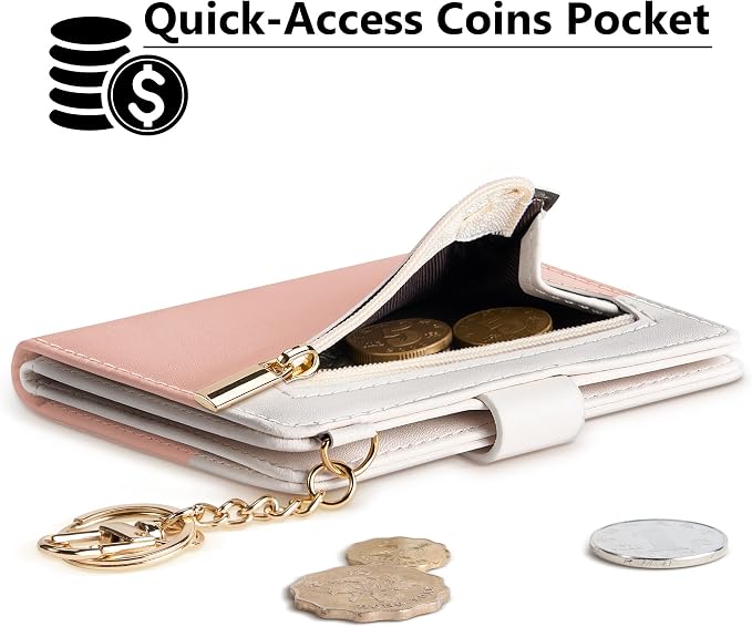 Airkit Small Wallet Women RFID, PU Leather Card Holder - Image 3