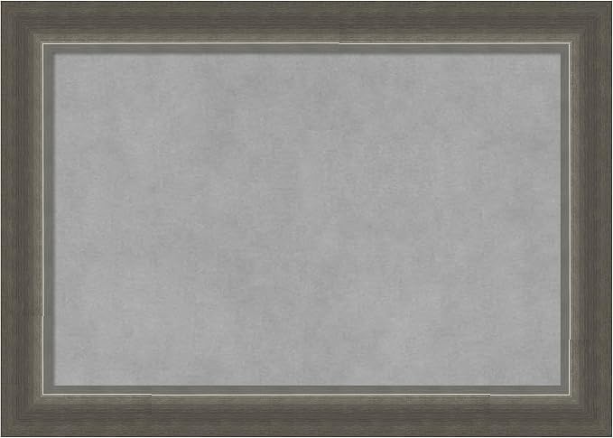Amanti Art Silver Framed Magnetic Board 15x21 Small Vision Board by AmantiArt
