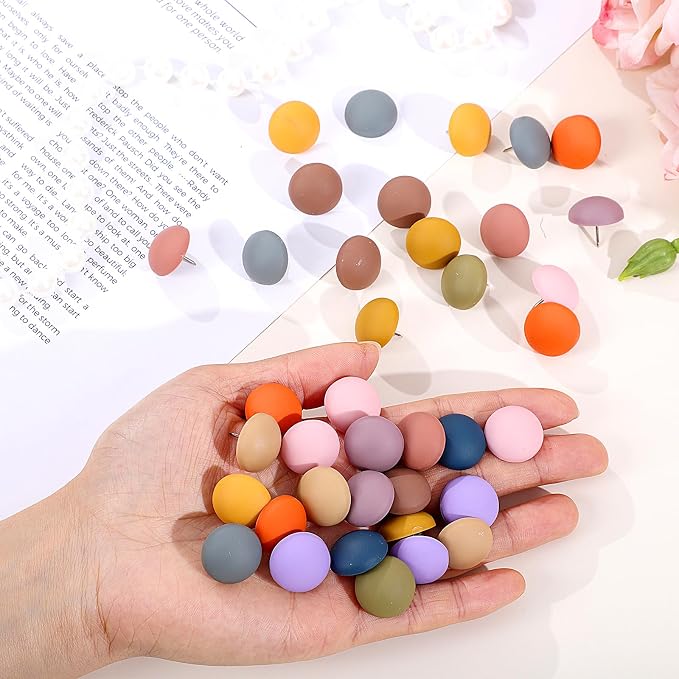 40 PCS Cute Push Pins Decorative Thumb Tacks - Image 4