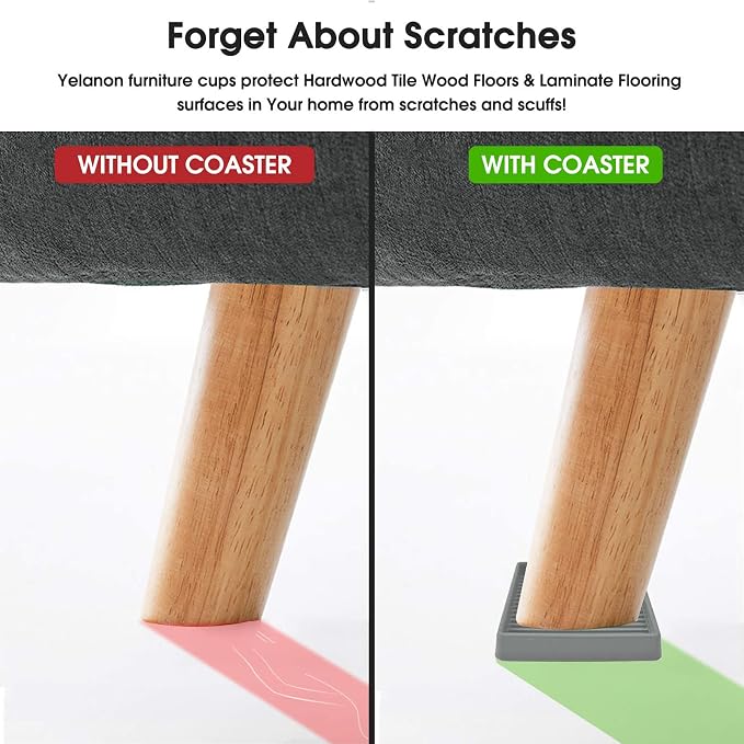 Furniture Coasters, Anti Slide Floor Protector - Image 5