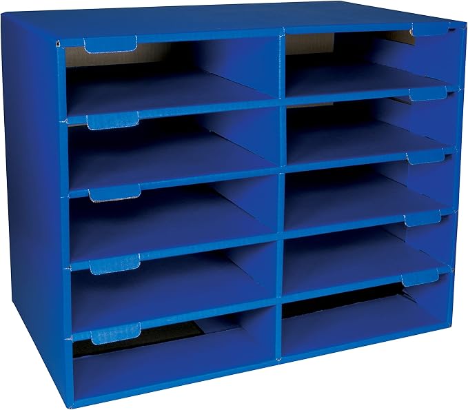 Classroom Keepers Sturdy Cardboard Mailbox, 16-5/8"H x 21" W x 12-7/8"D by Displays2go