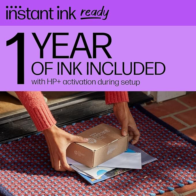 HP OfficeJet Pro 8139e Wireless All-in-One Color Inkjet Printer, Print, scan, Copy, fax, ADF, Duplex Printing Best-for-Home Office, 1 Year of Instant Ink Included (Renewed Premium)-DeskLoop Office