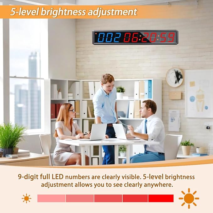 LED Countdown Clock, 999 Days, 23 Hours, 59 Minutes, 59 Seconds, Event - Image 4