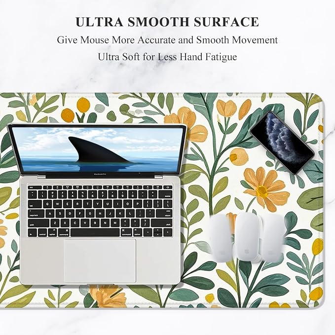 Auhoahsil Desk Mat, Ultra Large Mouse Pad, XXL Gaming Mousepad, Pretty Desk Pad - Image 3