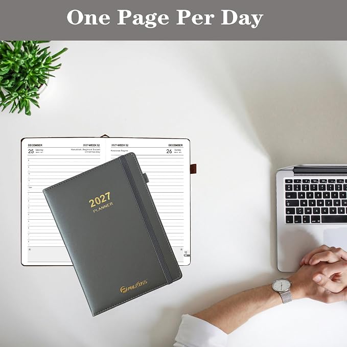 Daily Planner 2027 / Appointment Book, One Page Per Day, Jan - Image 5