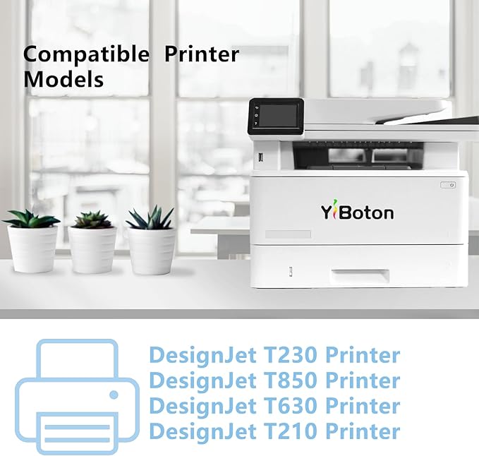 High Yield 712 712XL Ink Cartridges Compatiable with HP 712 Ink for DesignJet DesignJet T650 T630 T250 T230 T210 Printer Ink (4 Pack, 80-ml Black + 29-ml Cyan/Magenta/Yellow)-DeskLoop Office