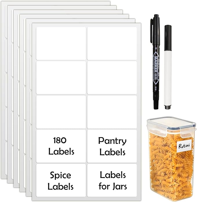 JIEHENG 180Pcs Chalkboard Labels by JIEHENG