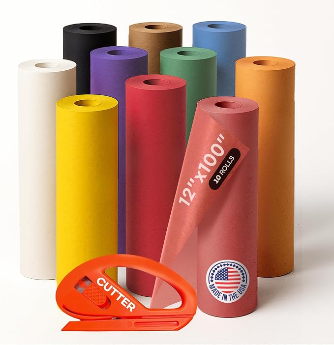 Assorted Colors Kraft Paper by IDLPackaging