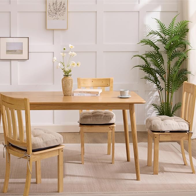 IASEAHK Chair Cushions, Foam Dining Chair Cushions, Tufted Indoor Chair Pads - Image 6