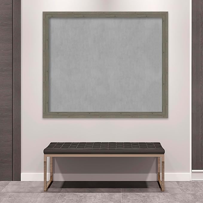 Amanti Art Grey Framed Magnetic Board 45x53 Oversize Vision Board - Image 5