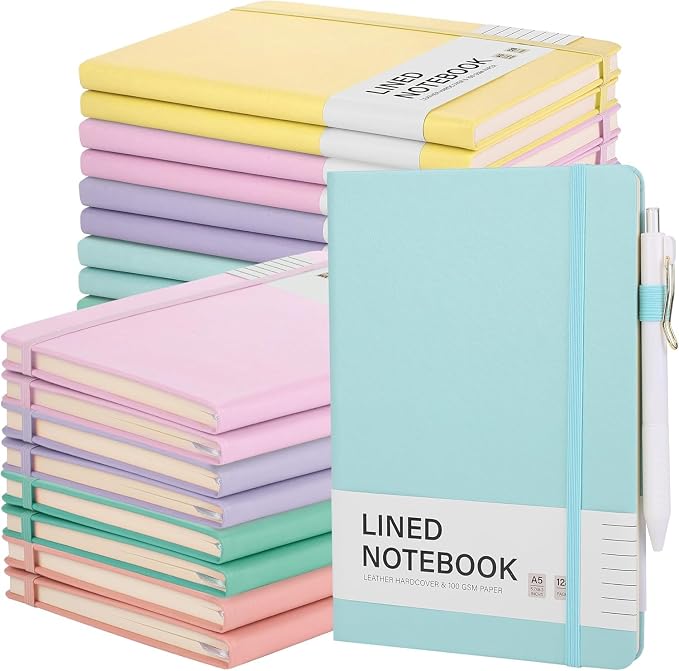 Aodaer 30 Set Lined Notebook Journals by Aodaer