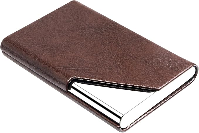 Padike Business Card Holder, Upgraded Leather Business Card Case Pocket Card by padike
