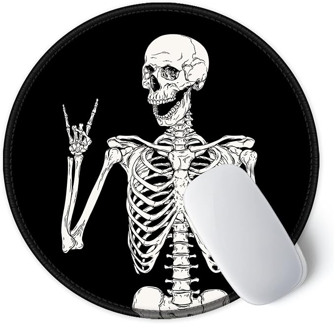 ITNRSIIET Round Mouse Pad with Stitched Edge Premium-Textured Waterproof - Image 2