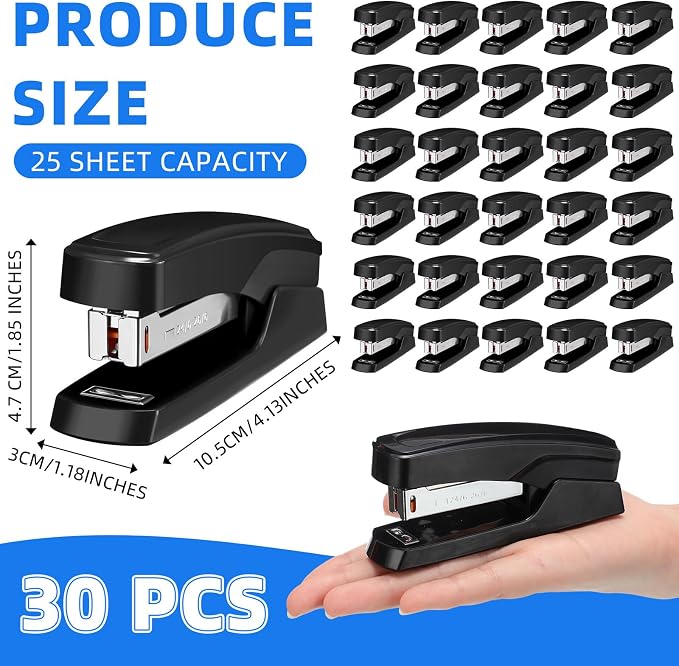 Desktop Stapler School College Office Supplies Portable Durable Staplers - Image 2
