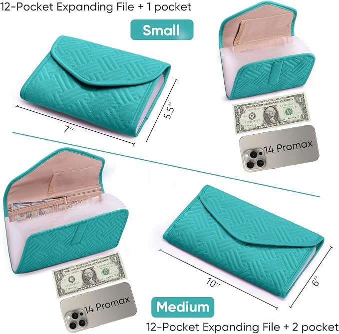 Fabric Receipt Organizer 7X5 - Image 4