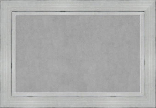 Amanti Art Silver Framed Magnetic Board 27x39 Large Vision Board by AmantiArt