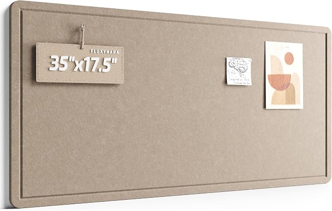 Fluxynara Bulletin Board, Foldable Felt Pin Board by FLUXYNARA