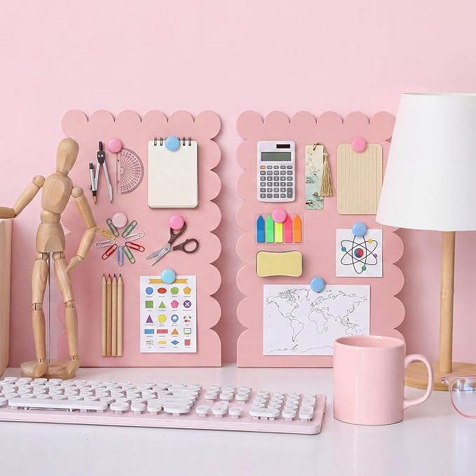 Gueevin 2 Pcs Magnet Board Standing Magnetic Metal Board - Image 7