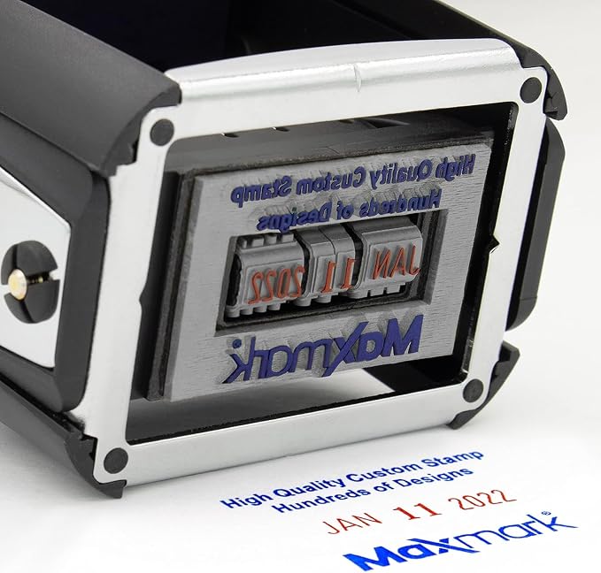 MaxMark Heavy Duty Round Date Stamp - Image 3