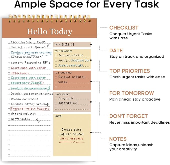 Taja To Do List Notepad - Image 2