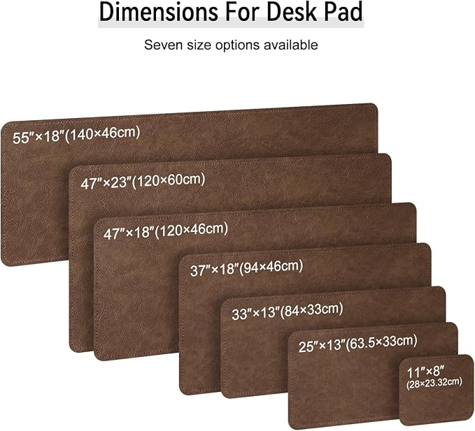 Imitation Crazy Horse Leather Desk Mat - Image 9