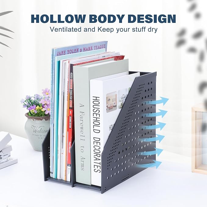 FRETONBA Collapsible Magazine File Holder - Image 3