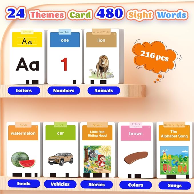 HOMESTEC Toddler Talking Flash Cards - Image 9