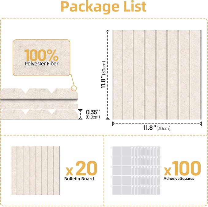 Large Cork Board for Wall 48" x 60" Oatmeal Bulletin Board - Image 7