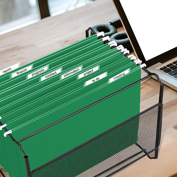 HERKKA Hanging File Folders, 30 Pack Reinforced Letter Size Hanging Folders - Image 7
