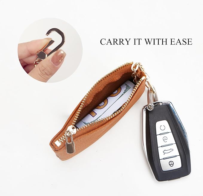 Full Grain Leather Coin Purse - Image 7