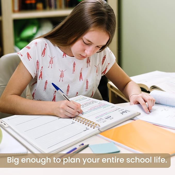 8.5" x 11" Academic Planner 2026-2027, Weekly & Monthly Calendar Planner Book - Image 6