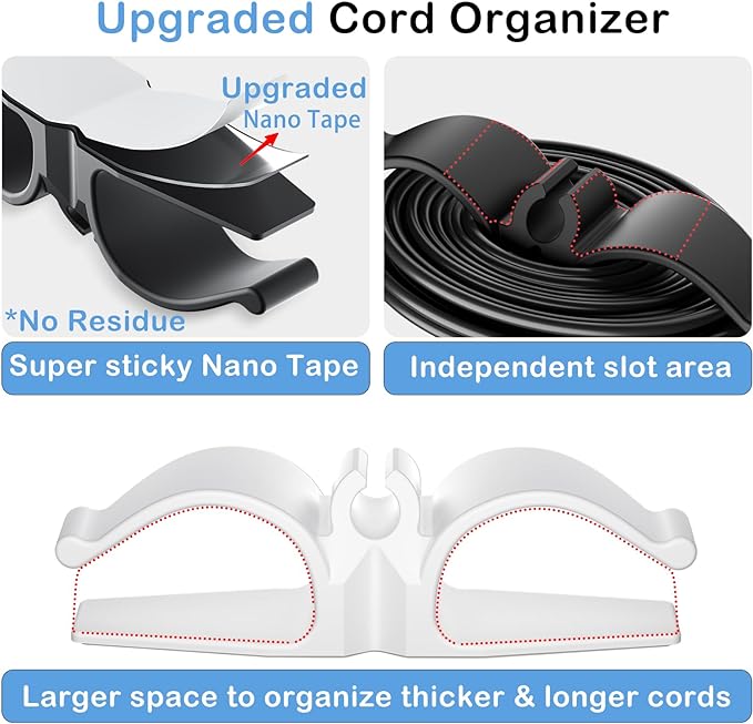 Lancord Cord Organizer for Appliances, 12 Pack Upgraded Kitchen Appliance Cord - Image 2