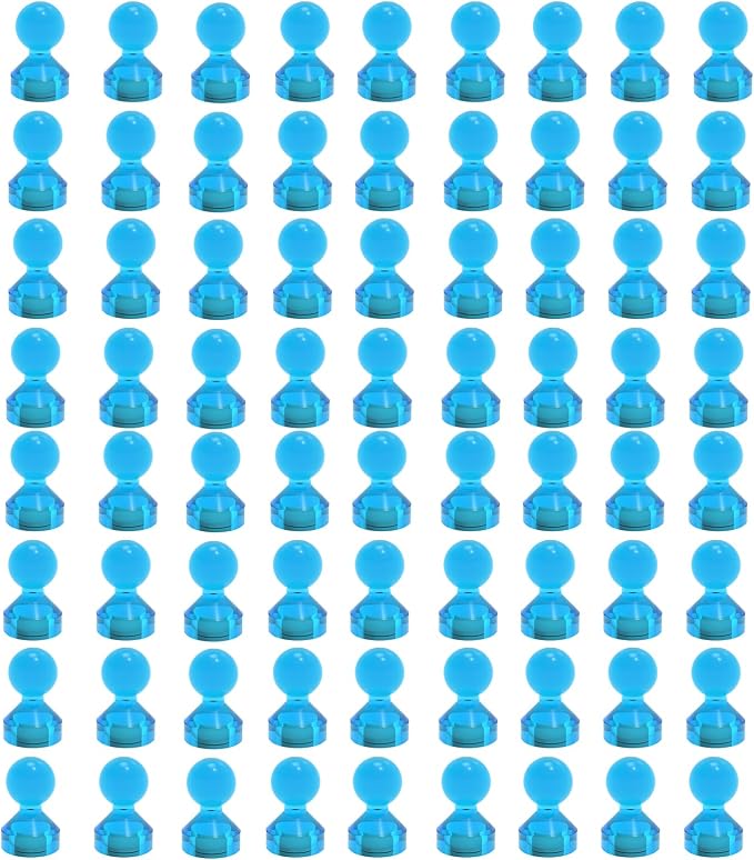 Ant Mag Magnetic Push Pins, 72 Pack Strong Whiteboard Magnets by AntMag