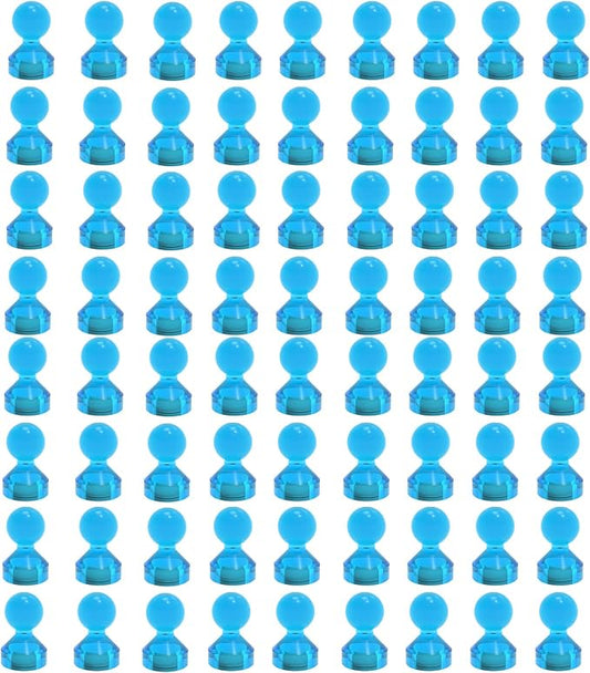 Ant Mag Magnetic Push Pins, 72 Pack Strong Whiteboard Magnets by AntMag